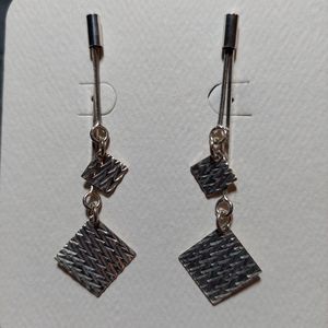 Sterling Silver Dangle Pierced Earrings